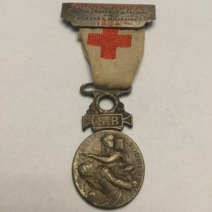 Médaille Militaire 1864-1866 Secours Patrie Dévouement Soldat Guerre