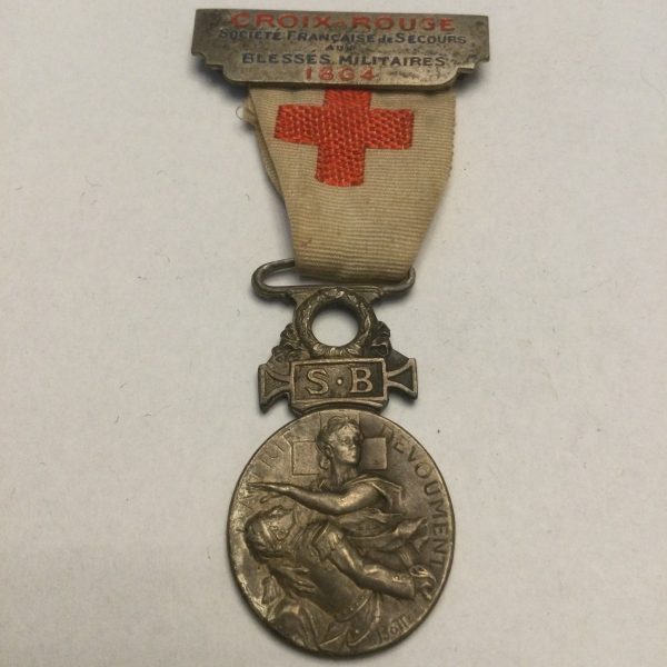 Médaille Militaire 1864-1866 Secours Patrie Dévouement Soldat Guerre
